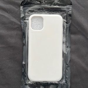 iPhone 11 silicone/shockproof case - white